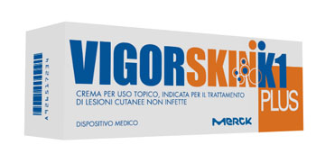 VIGORSKIN K1 PLUS CREMA PER LESIONI CUTANEE NON INFETTE 100 ML - goldeneffe.it