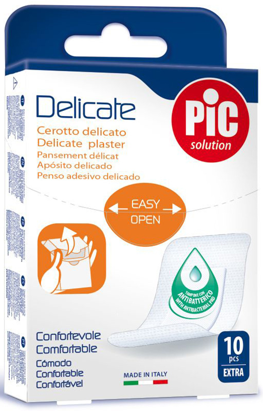 CEROTTO PIC DELICATE EXTRA ANTIBATTERICO 10 PEZZI - goldeneffe.it