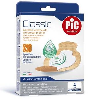 CEROTTO PIC CLASSIC ARTICOLAZIONI ANTIBATTERICO 4 PEZZI - goldeneffe.it