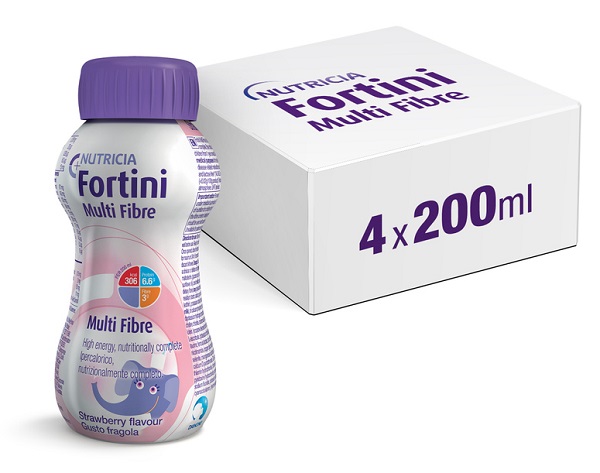 FORTINI MULTI FIBRE GUSTO FRAGOLA 200 ML - goldeneffe.it