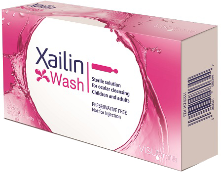 XAILIN WASH SOLUZIONE STERILE OCULARE 20 FLACONCINI 5 ML MONODOSE - goldeneffe.it