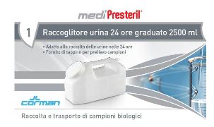 CONTENITORE URINA 24 ORE MEDIPRESTERIL - goldeneffe.it