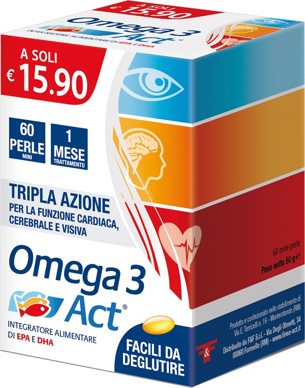 OMEGA 3 ACT 540MG 60 PERLE MINI - goldeneffe.it