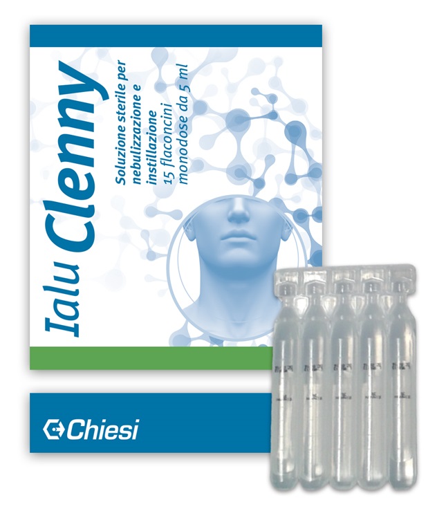 IALU CLENNY 15 FLACONCINI 5 ML SOLUZIONE STERILE PER NEBULIZZAZIONE E INSTILLAZIONE CON ACIDO IALURONICO - goldeneffe.it