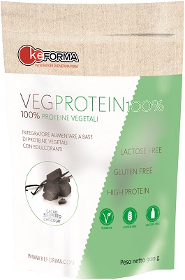 VEG PROTEIN 100% BLACK CHOCOLATE BUSTA 900 G - goldeneffe.it