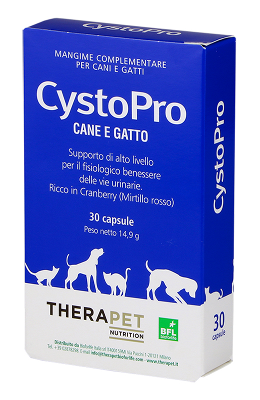CYSTOPRO THERAPET 30 CAPSULE - goldeneffe.it