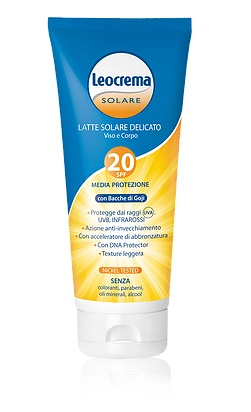 LEOCREMA SOLARE GOJY SPF20 200 ML - goldeneffe.it