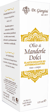 OLIO DI MANDORLE DOLCI 125 ML - goldeneffe.it