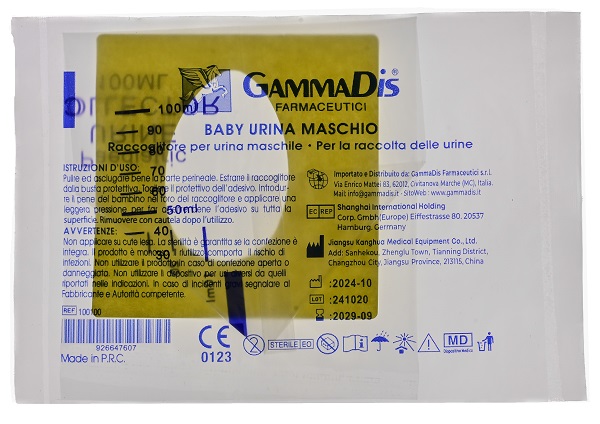 CONTENITORE URINA BABY MASCHIO GAMMADIS - goldeneffe.it
