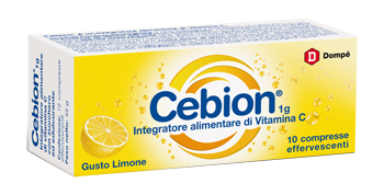 CEBION EFFERVESCENTE VITAMINA C LIMONE 10 COMPRESSE - goldeneffe.it