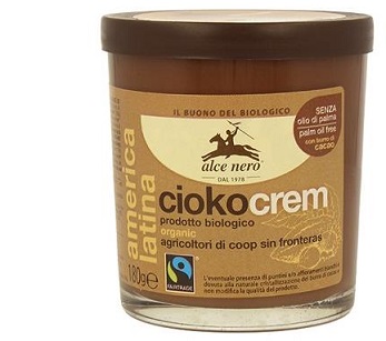 CIOKOCREM CREMA SPALMABILE BIO ALLA NOCCIOLA FAIRTRADE 180 G - goldeneffe.it