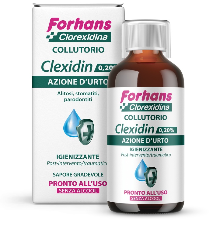 FORHANS CLEXIDIN 0,20 SENZA ALCOOL 200 ML - goldeneffe.it