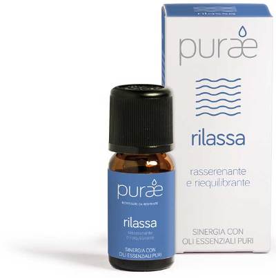 PURAE SINERGIA OLI ESSENZIALI RILASSA 10 ML - goldeneffe.it