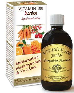 VITAMIN 100 JUNIOR LIQUIDO ANALCOLICO 500 ML - goldeneffe.it