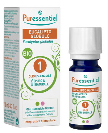 PURESSENTIEL EUCALIPTO GLOBULO OLIO ESSENZIALE BIO 10 ML - goldeneffe.it