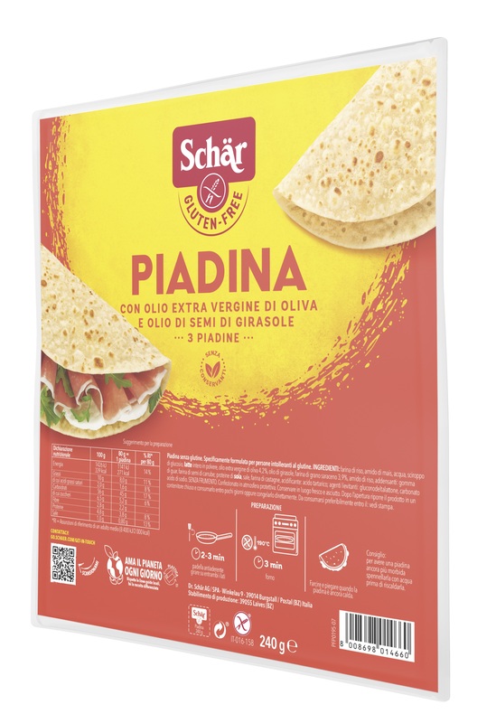 SCHAR PIADINA 3 PEZZI DA 80 G - goldeneffe.it