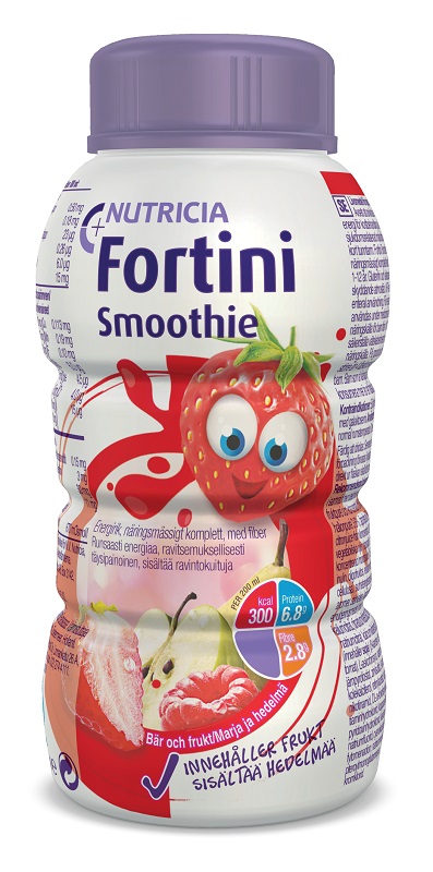 FORTINI SMOOTHIE MULTI FIBRE GUSTO FRUTTI ROSSI 200 ML - goldeneffe.it
