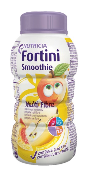 FORTINI SMOOTHIE MULTI FIBRE GUSTO FRUTTI GIALLI 200 ML - goldeneffe.it