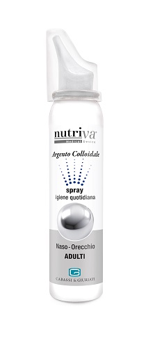 NUTRIVA ARGENTO COLLOIDALE NASO/ORECCHIE 100 ML - goldeneffe.it