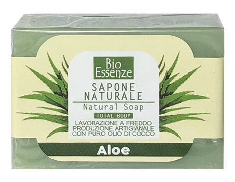 BIO ESSENZE SAPONE NATURALE ALOE 100 G - goldeneffe.it