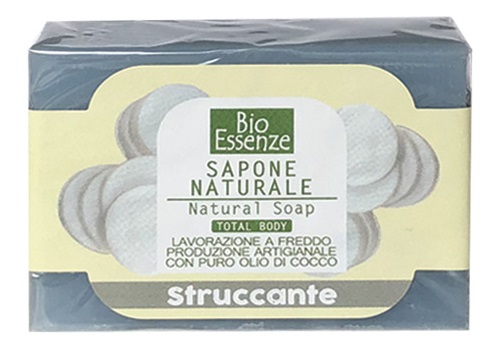 BIO ESSENZE SAPONE NATURALE STRUCCANTE 100 G - goldeneffe.it