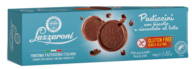 PASTICCINI BISCOTTO/CIOCCOLATO AL LATTE 100 G - goldeneffe.it