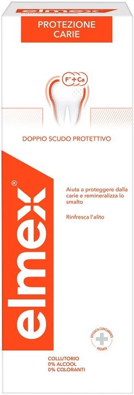 ELMEX PROTEZIONE CARIE COLLUTORIO FLUORURO AMMINICO 400 ML - goldeneffe.it
