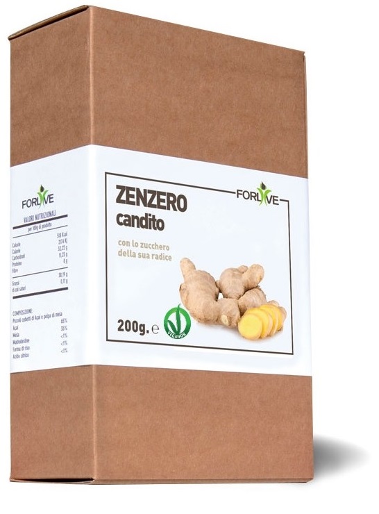 ZENZERO CANDITO 200 G - goldeneffe.it