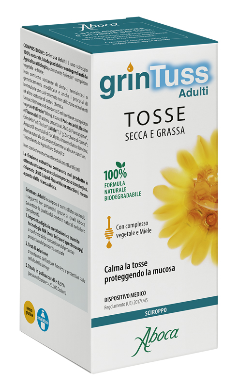 GRINTUSS ADULTI SCIROPPO 180 G - goldeneffe.it