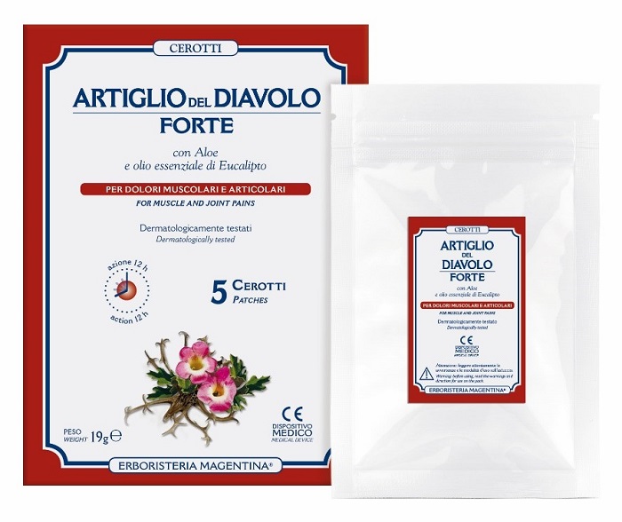 ARTIGLIO DEL DIAVOLO FORTE CEROTTO 5 PEZZI - goldeneffe.it