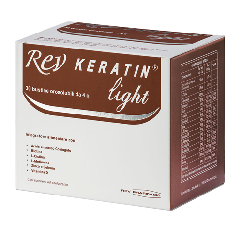 REV KERATIN LIGHT 30 BUSTE 120 G - goldeneffe.it