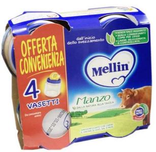 MELLIN OMOGENEIZZATO MANZO 4X80 G - goldeneffe.it