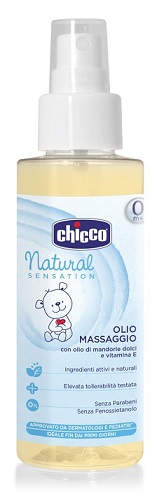 CHICCO OLIO MASSAGGIO NATURAL SENSATION 100 ML - goldeneffe.it
