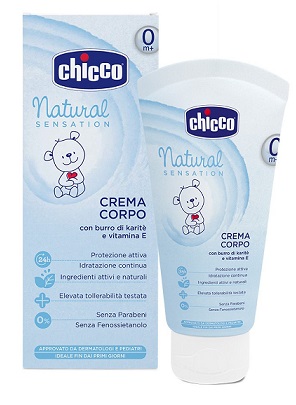 CHICCO CREMA CORPO NATURAL SENSATION 150 ML - goldeneffe.it