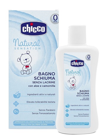 CHICCO BAGNOSCHIUMA NATURAL SENSATION 500 ML - goldeneffe.it