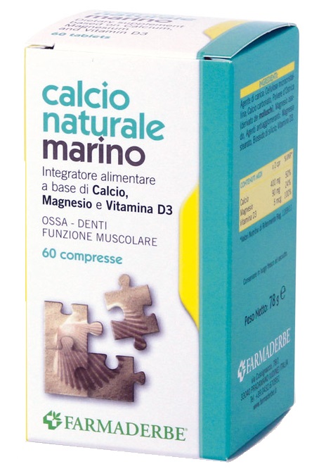 SALCIO NATURALE MARINO 60 COMPRESSE - goldeneffe.it