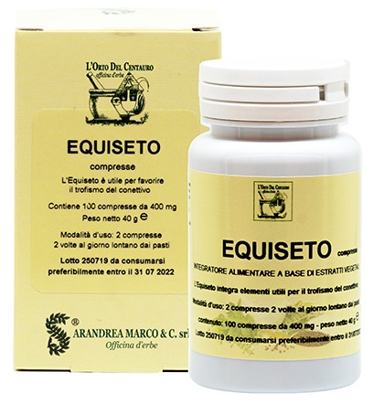 EQUISETO 400 MACERATO GLICERICO 100  COMPRESSE - goldeneffe.it