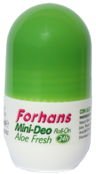 FORHANS MINI DEO ALOE FRESH 20 ML - goldeneffe.it