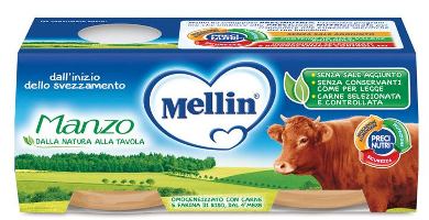 MELLIN OMOGENEIZZATO MANZO 2 X 80 G - goldeneffe.it