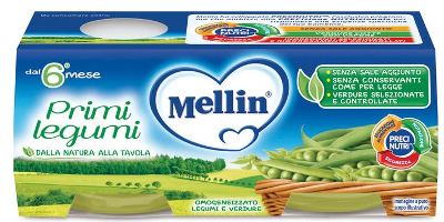 MELLIN OMOGENEIZZATO PRIMI LEGUMI 2 X 80 G - goldeneffe.it