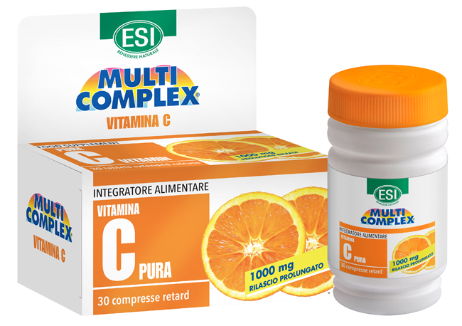 ESI MULTICOMPLEX VITAMINA C PURA 1000 MG RETARD 30 COMPRESSE - goldeneffe.it