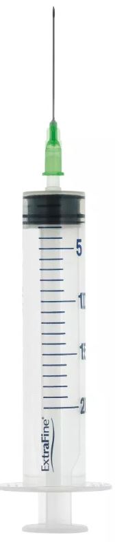 SIRINGA EXTRAFINE 20 ML CON AGO 2 GAUGE 21 0,80X40MM CONO ECCENTRICO 1 PEZZO - goldeneffe.it