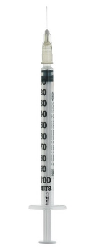 SIRINGA PER INSULINA EXTRAFINE 1ML 100 UI AGO REMOVIBILE 27 GAUGE 0,40X12 MM 1 PEZZO - goldeneffe.it