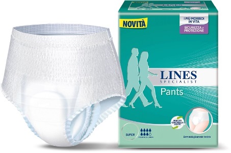 LINES SPECIALIST PANTS SUPER L A MUTANDINA 12 PEZZI FARMA - goldeneffe.it