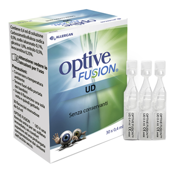 OPTIVE FUSION UD SOLUZIONE OFTALMICA STERILE 30 FLACONCINI MONODOSE 0,4 ML - goldeneffe.it