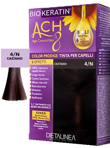 BIOKERATIN ACH8 COLOR PRODIGE 4/N CASTANO - goldeneffe.it
