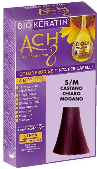 BIOKERATIN ACH8 COLOR PRODIGE 5/M CASTANO CHIARO MOGANO - goldeneffe.it
