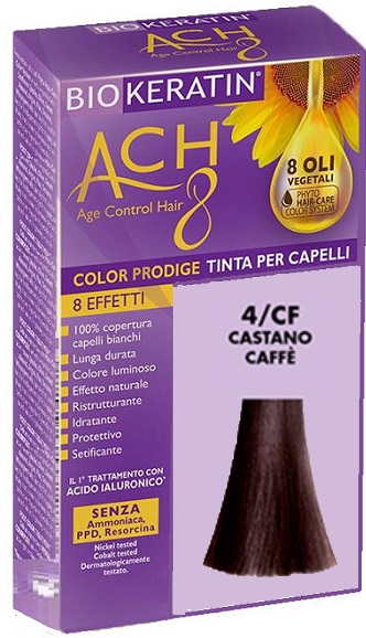 BIOKERATIN ACH8 COLOR PRODIGE 4/CF CASTANO CAFFE' - goldeneffe.it