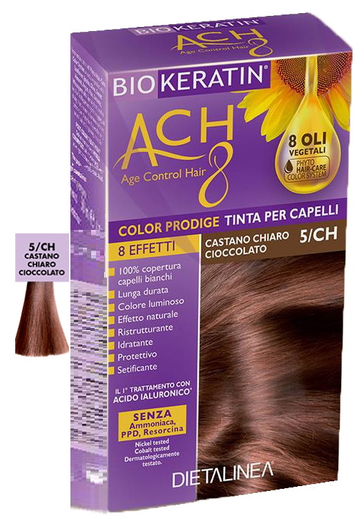 BIOKERATIN ACH8 COLOR PRODIGE 5/CH CASTANO CHIARO CIOCCOLATO - goldeneffe.it