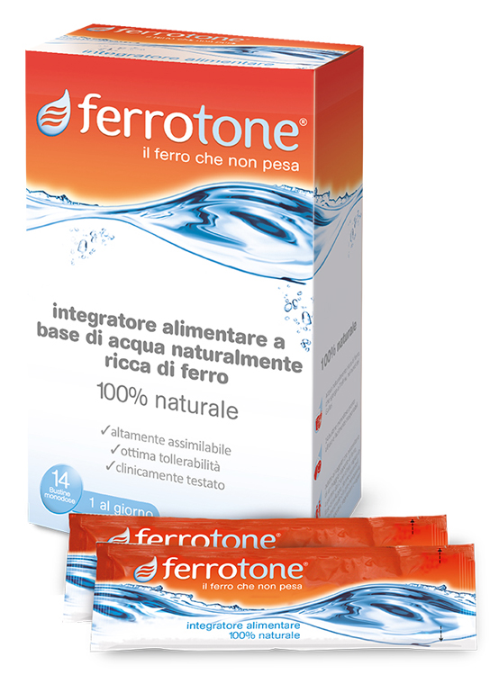 FERROTONE 14 BUSTINE 20 MG - goldeneffe.it
